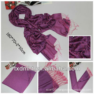 Fashion fake silk shawl HTC314-5